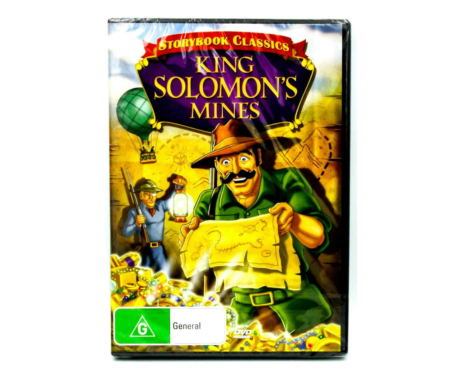 KING SOLOMON'S MINES : Storybook Classics Animated Family Adventure Movie.