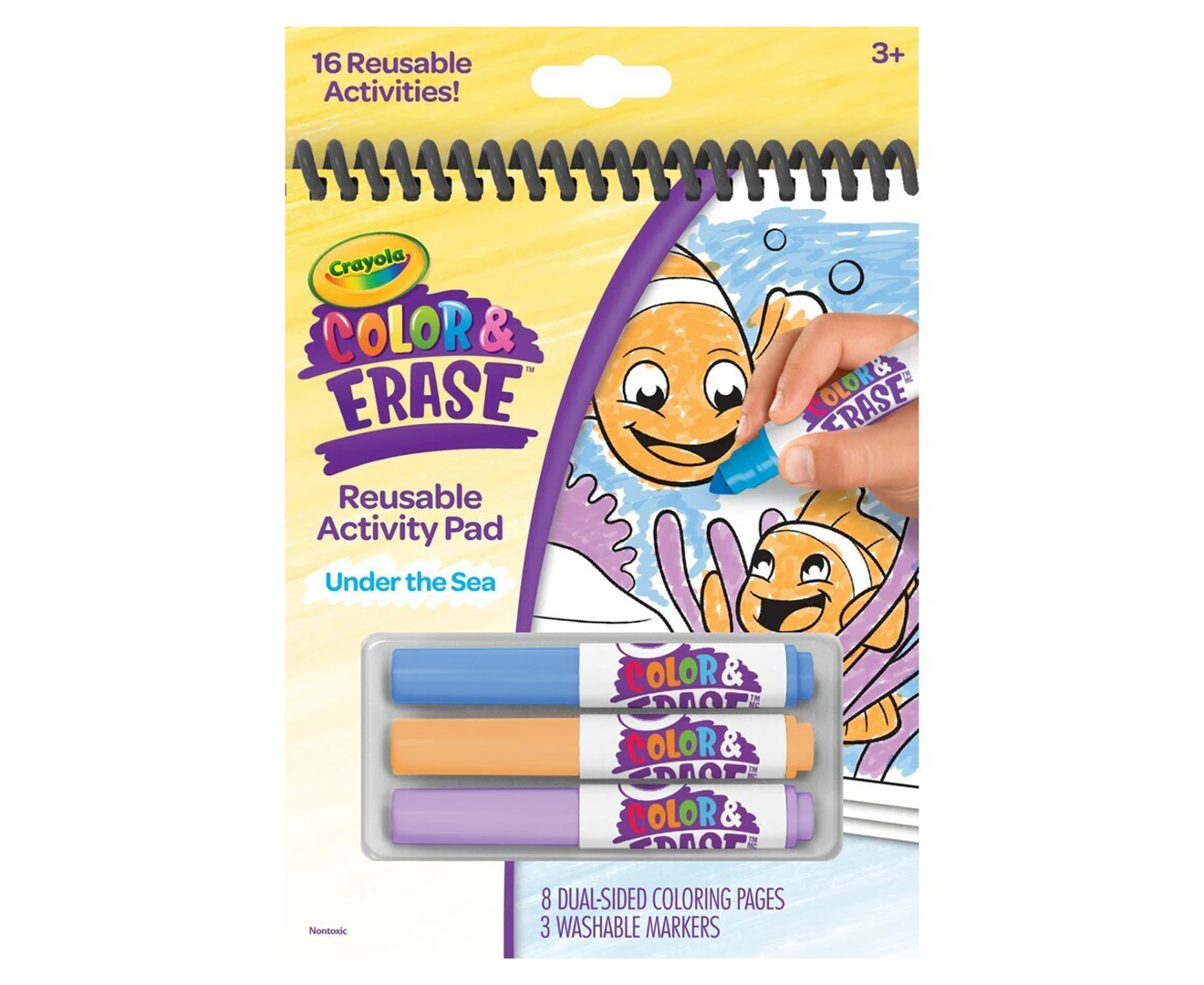 Crayola Under The Sea Colour & Erase Reusable Activity Pad