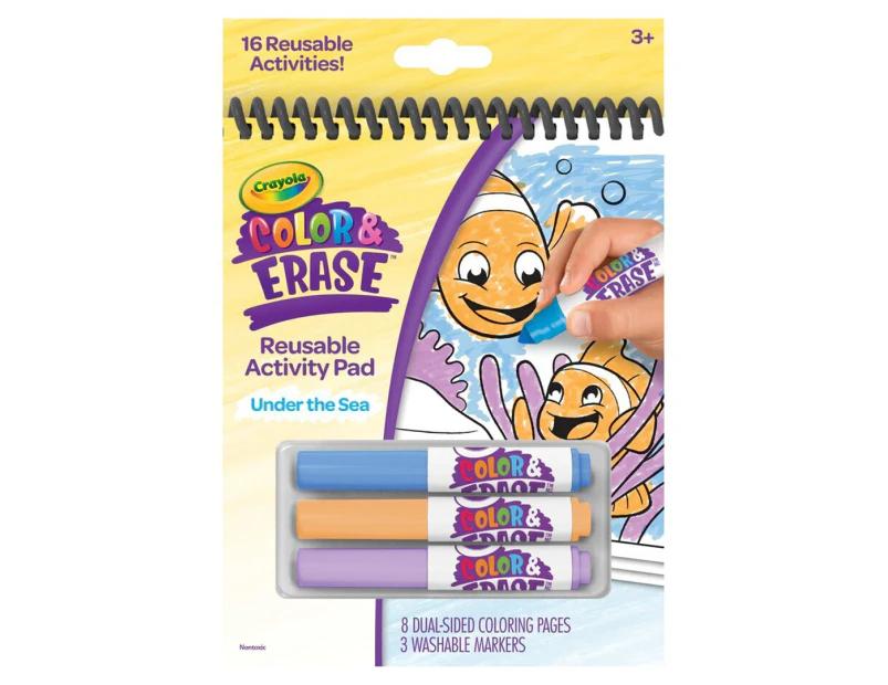 Crayola Under The Sea Colour & Erase Reusable Activity Pad