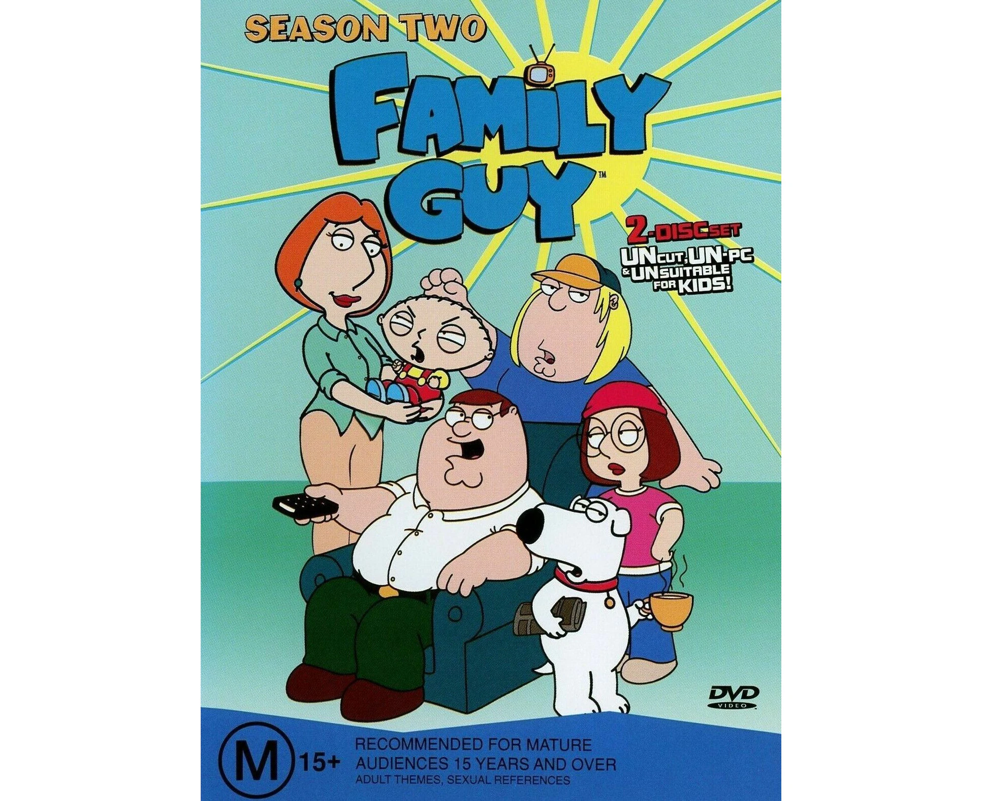 Family Guy Season 2 -DVD Comedy Series Rare Aus Stock New Region 4