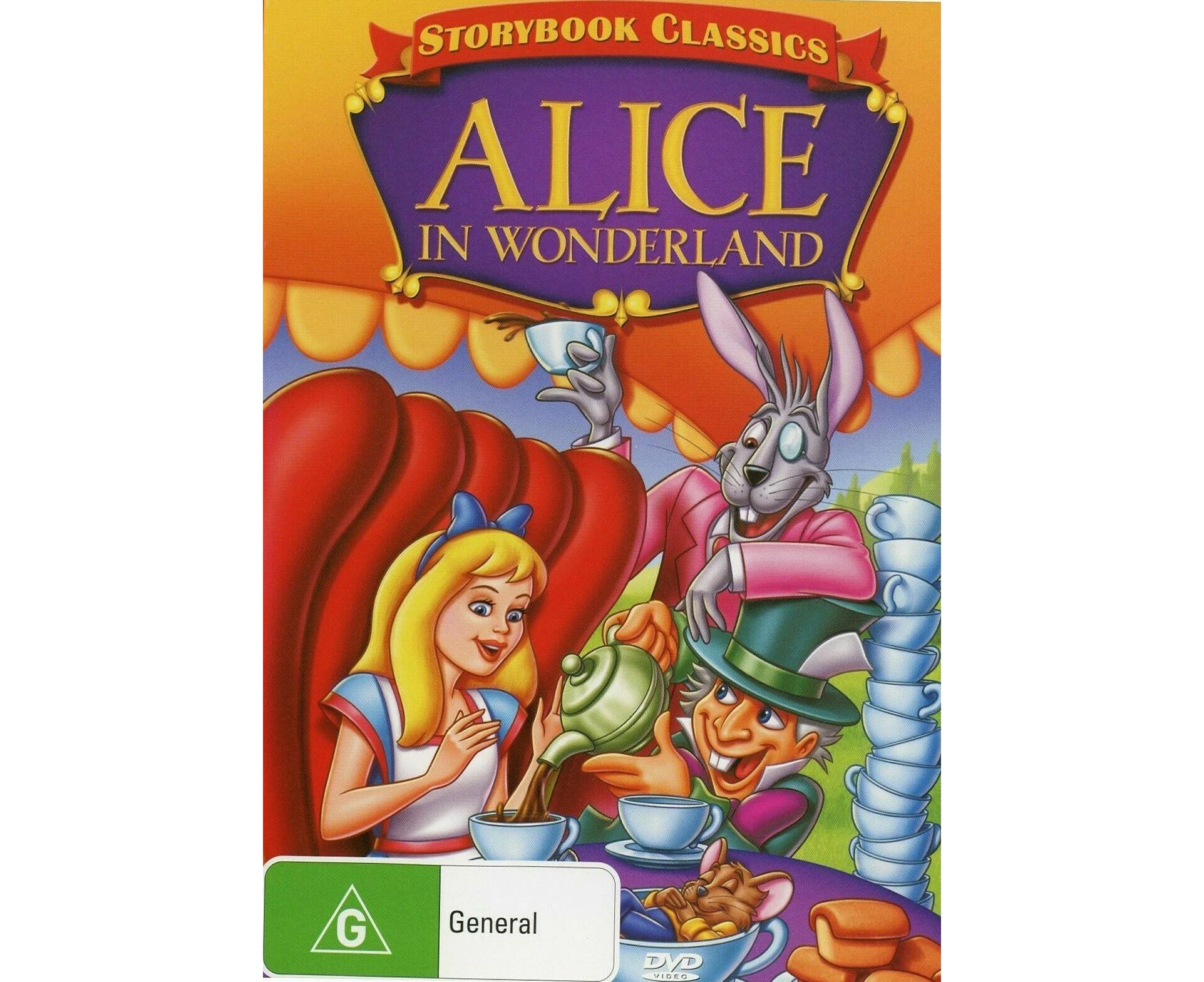 Alice In Wonderland: Storybook Classics Animated -Kids DVD New Region 4