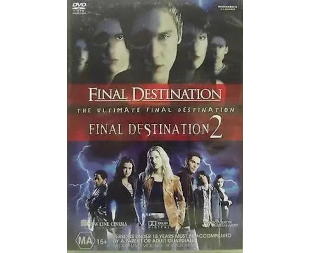 The Ultimate Final Destination - Final Destination 1+2 - DVD New Region 4