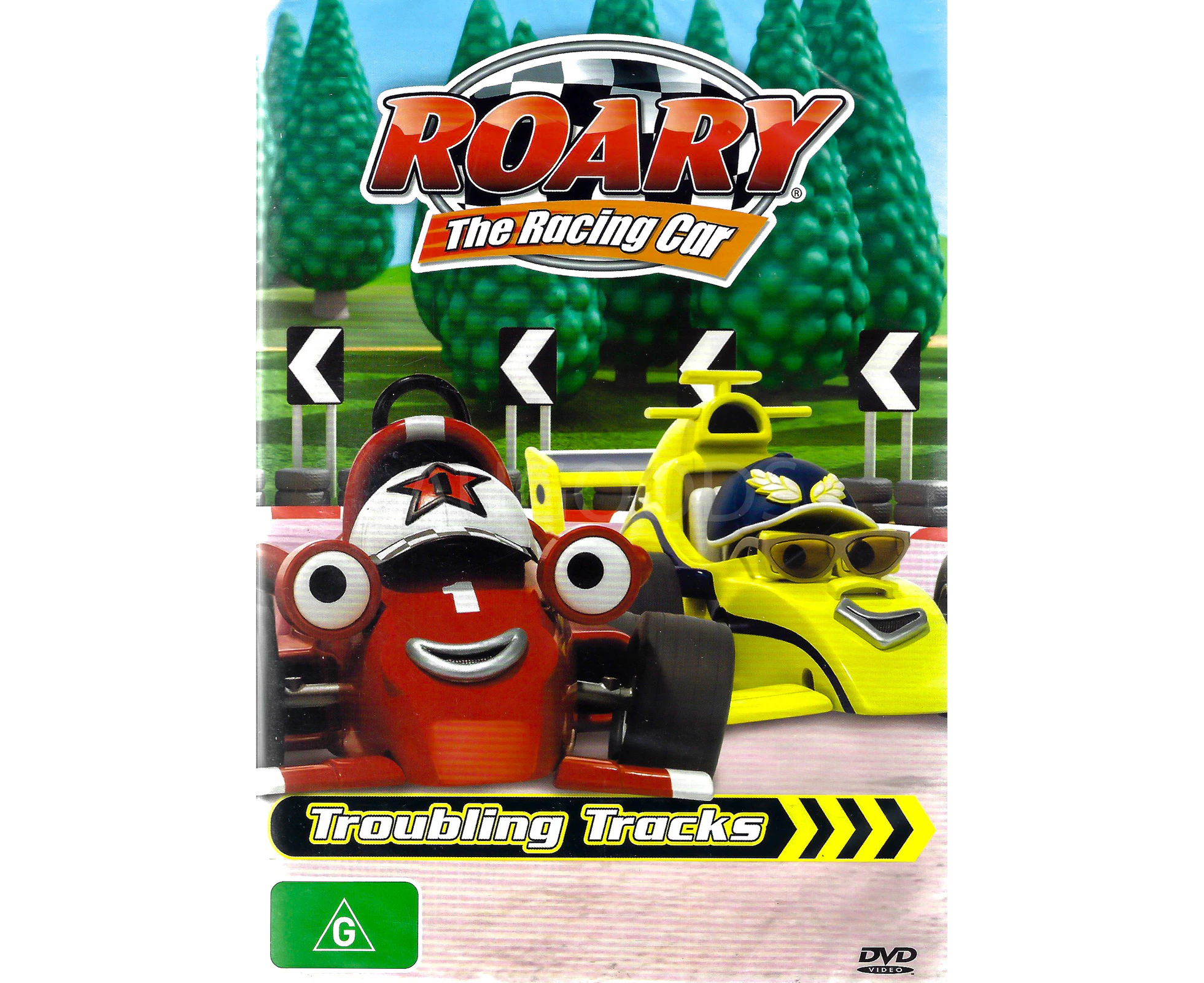 ROARY THE RACING CAR: TROUBLING TRACKS -Kids DVD Rare Aus Stock New Region 4