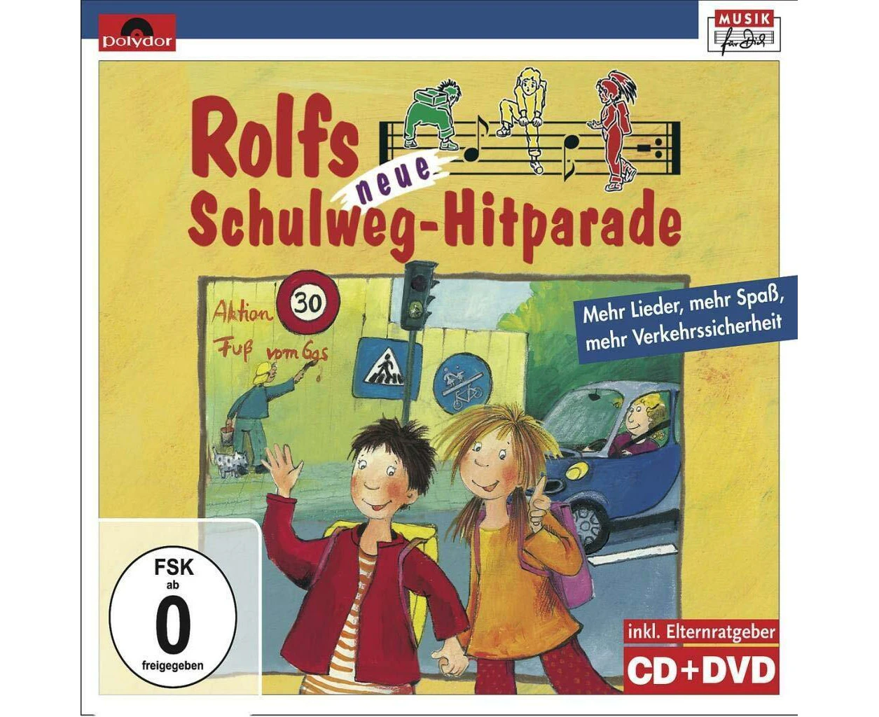 Rolfs Neue Schulweg-Hitparade: Mehr Lieder, mehr Spa, mehr Verkehrssicherheit. Inkl. Elternratgeber (Musik fr Dich /Rolf Zuckowski) - ROLF CD