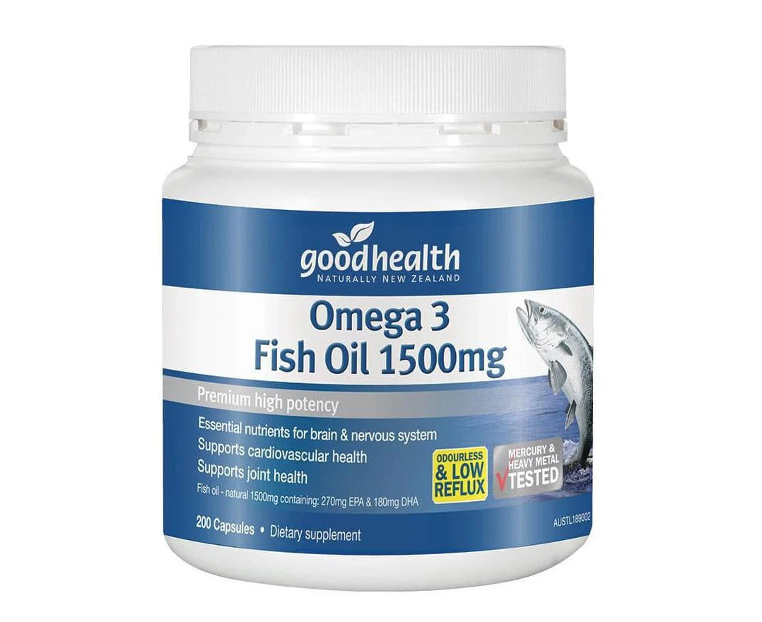 Good Health Omega 3 Fish Oil 1500mg