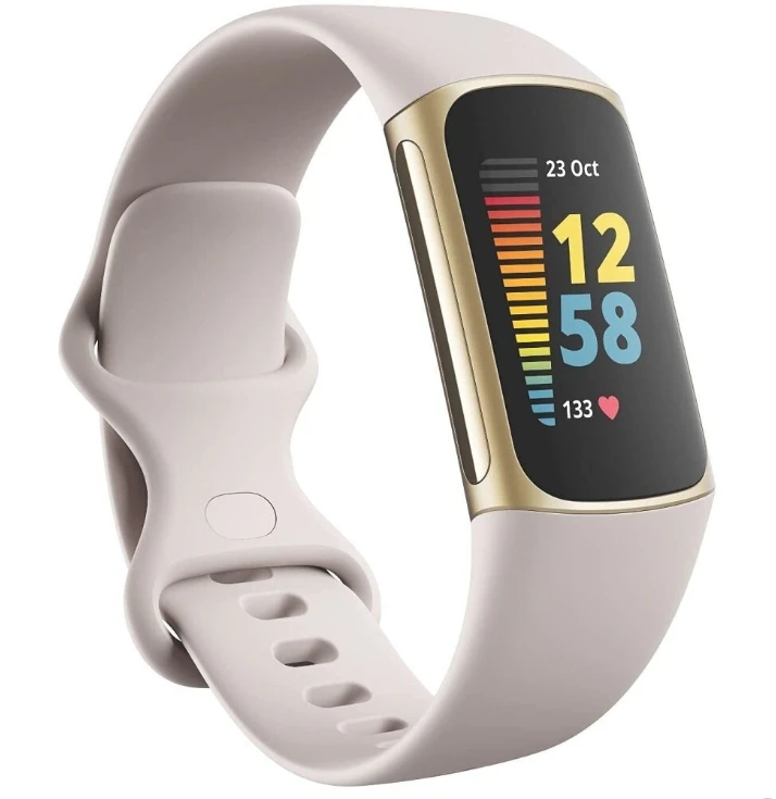 Fitbit Charge 5 Smart Fitness Watch - White - International Model - Refurbished Grade A - Refurbished Grade A