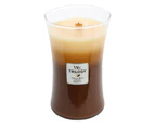 WoodWick Cafe Sweets Trilogy Scented Crafted Candle Glass Soy Wax w/ Lid Large