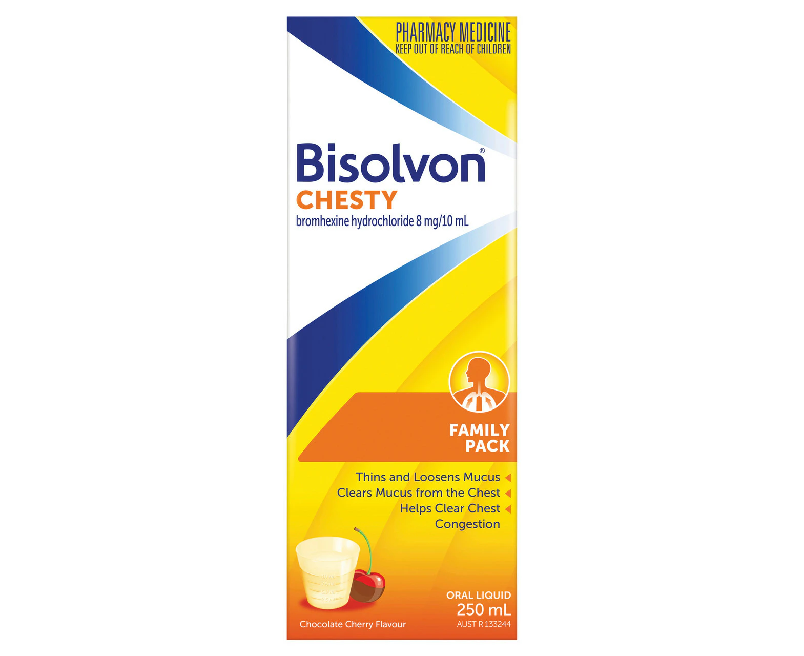 Bisolvon Chesty Liquid 250mL