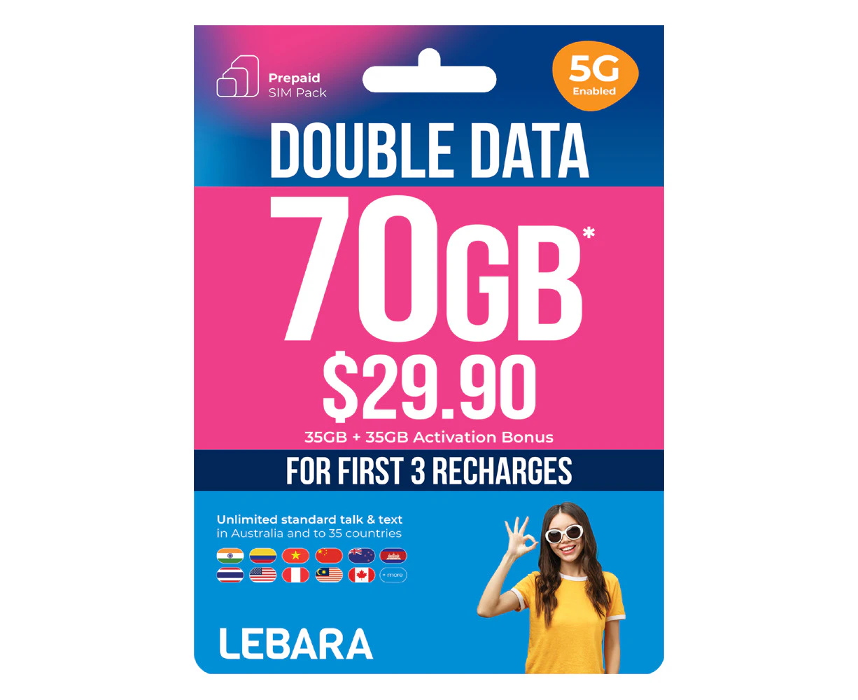 Lebara 29.90 Prepaid Eco SIM Card