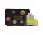 Bvlgari Man Wood Essence by Bvlgari for Men - 2 Pc Gift Set 3.4oz EDP, 0.5oz EDP Spray