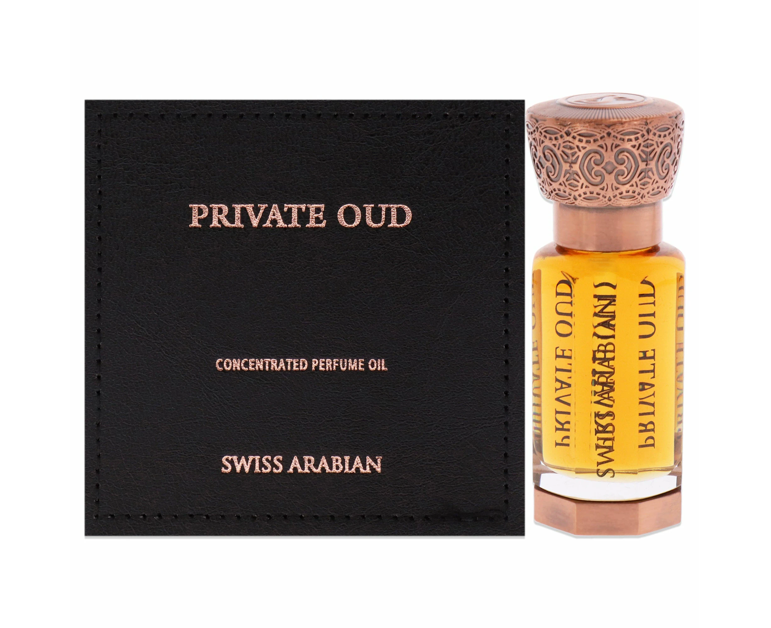 Swiss Arabian Private Oud by Swiss Arabian for Unisex - 0.4 oz Parfum Oil