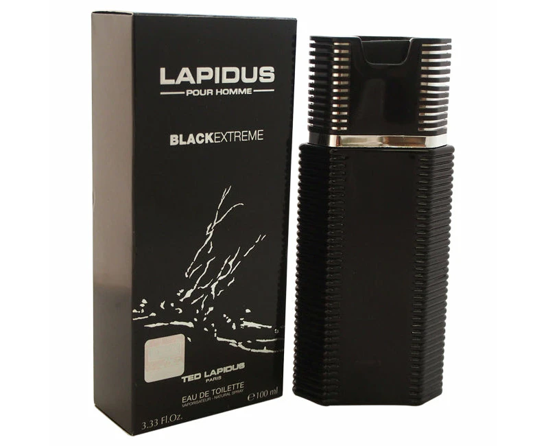 Lapidus Black Extreme by Ted Lapidus for Men - 3.3 oz EDT Spray