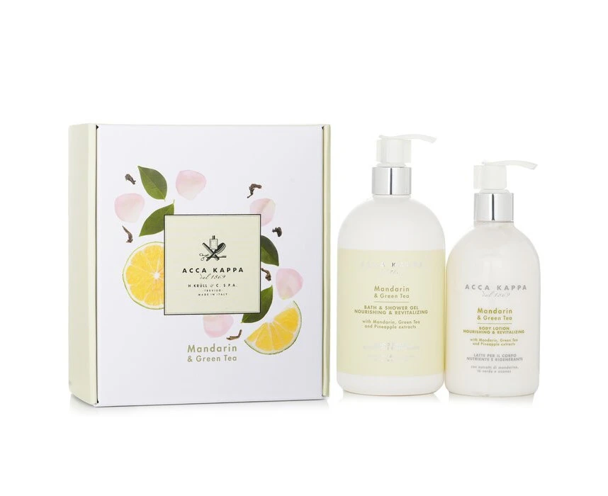 Acca Kappa Mandarin & Green Tea Body Care Gift Set: 2pcs