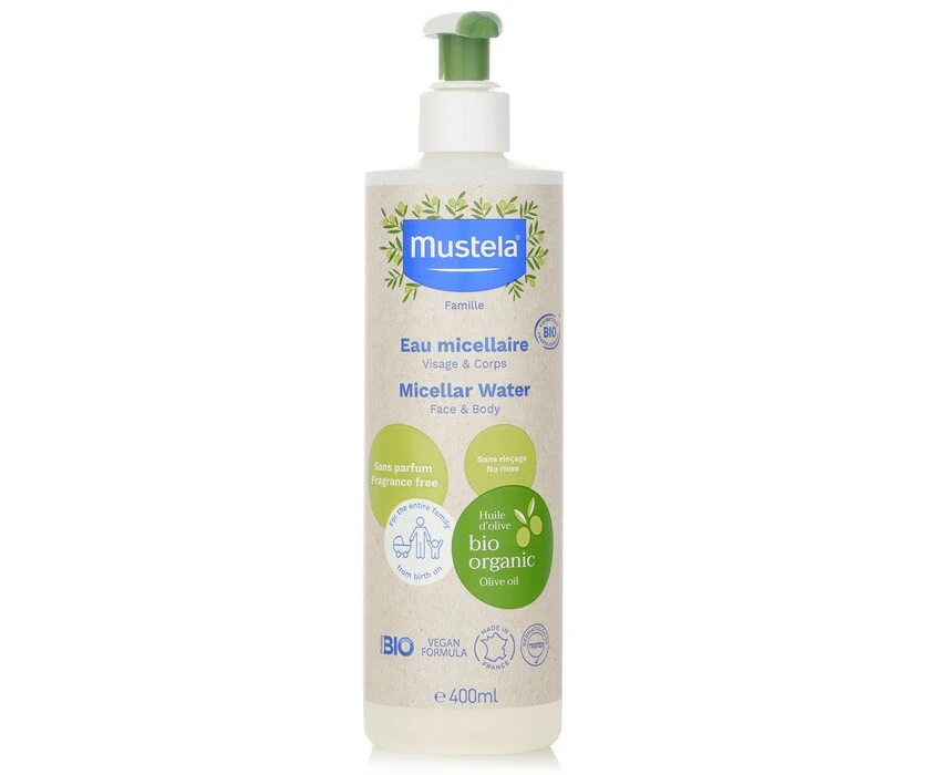 Mustela Bio Organic Micellar Water (For Face & Body) 400ml