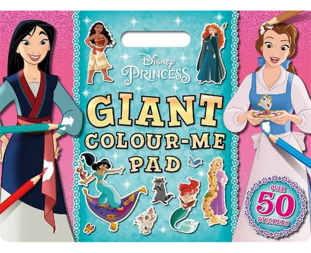 Disney Princess: Giant Colour-Me Pad