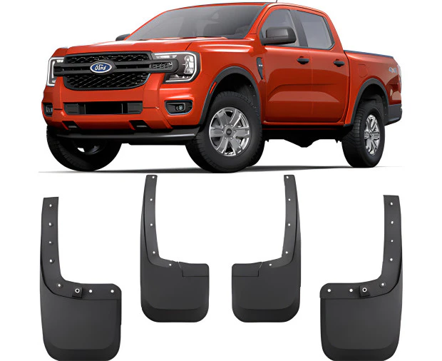 Suitable Full Set Splash Guards Mud Flaps Fender FOR 2024-2025 Ford Ranger