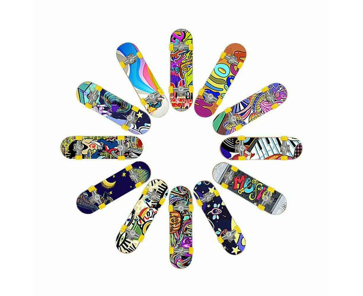 Mini Skate Board Set Diy Tech Deck Toy Complete Fingerboard Finger Kids Toygift