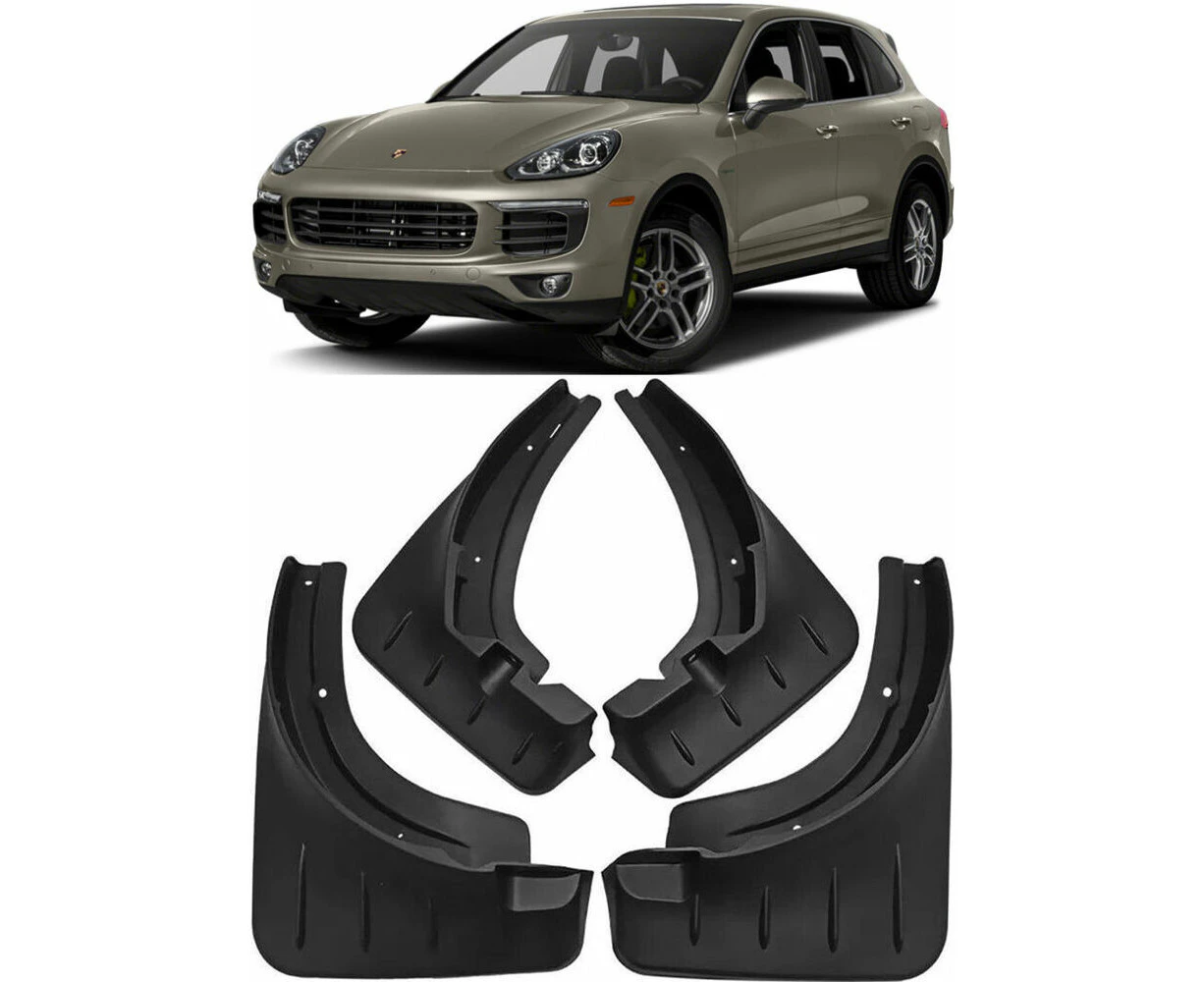 Suitable OE Set Splash Guards Mud Guards Mud Flaps FOR 2011-2017 PORSCHE CAYENNE