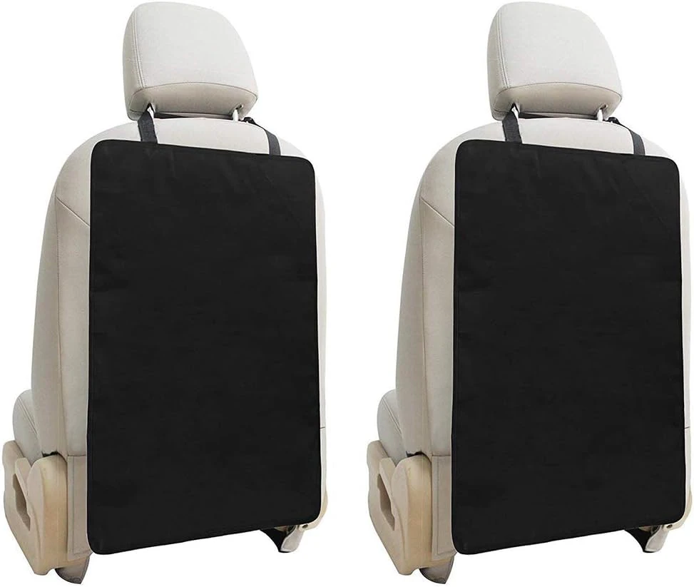 2 Pieces Car Seat Protector, with Thickest Padding, Best Protection for Car Seats (Black)