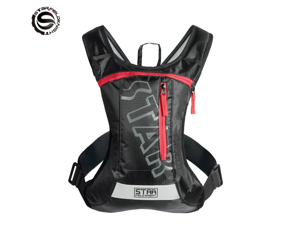 (Backpack)SFK  Lightweight Trail Running Backpack Outdoor Sport Cycling Hydration Vest Pack Rucksack Bag Water Bag Bladder Motorcycle Bag