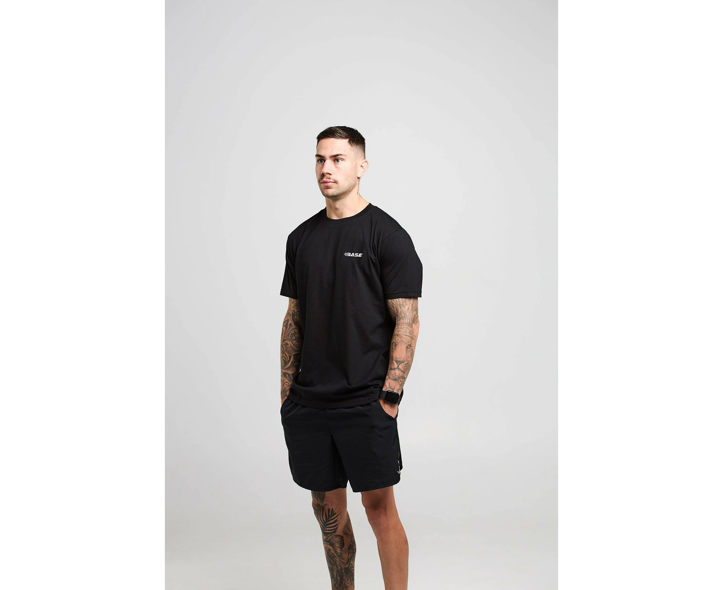 BASE Small Logo Tee - Black