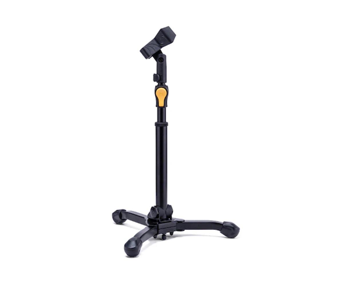 Hercules Short Straight Tripod Adjustable Foldable Mic Stand with EZ Grip