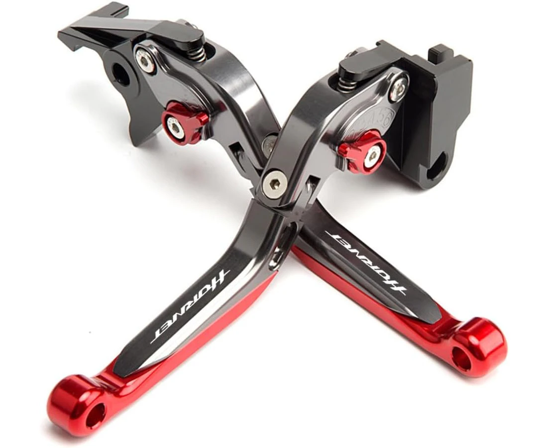 for Honda Hornet CB750 2023 2024 Modified Length Adjustable Foldable Brake Clutch Lever CNC Aluminum Alloy Accessories (Red)