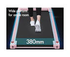 BLACK LORD Treadmill Electric Walking Pad Home Office Gym Fitness Pink w/ Smart Watch