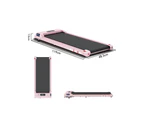 BLACK LORD Treadmill Electric Walking Pad Home Office Gym Fitness Pink w/ Smart Watch