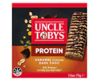 2 x 5pk Uncle Tobys Protein Bars Caramel Dark Choc 175g