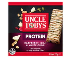 2 x 5pk Uncle Tobys Protein Muesli Bars Raspberry Goji & White Choc 175g