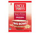 2 x 8pk Uncle Tobys Big Bowl Quick Sachets Original 368g