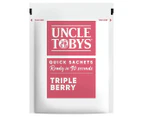 2 x 10pk Uncle Tobys Quick Oat Sachets Berry Variety 350g