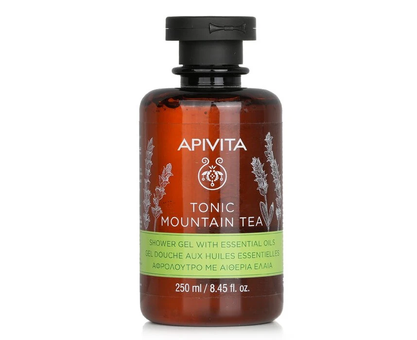 Apivita Tonic Mountain Tea Shower Gel With Essential Oils 250ml/8.45oz