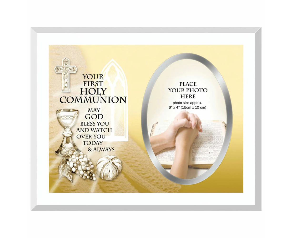 Dakota Your First Holy Communion Glass Frame