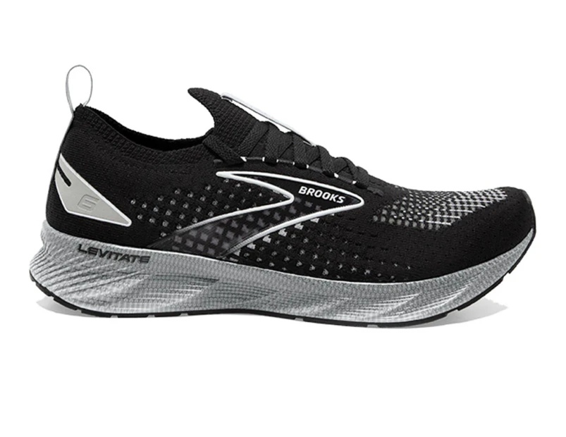 Brooks Men's Levitate StealthFit 6 Running Shoes - Black/Grey/Oyster