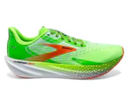 Brooks Men's Hyperion Max Running Shoes - Green Gecko/Red Org/White