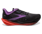 Brooks Women's Hyperion Max Running Shoes - Black/Fiesta/Bellflower