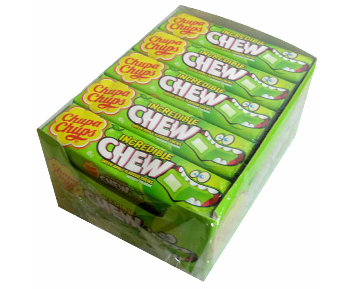 Chupa Chups Incredible Chew Lollies (20x45g) - Apple