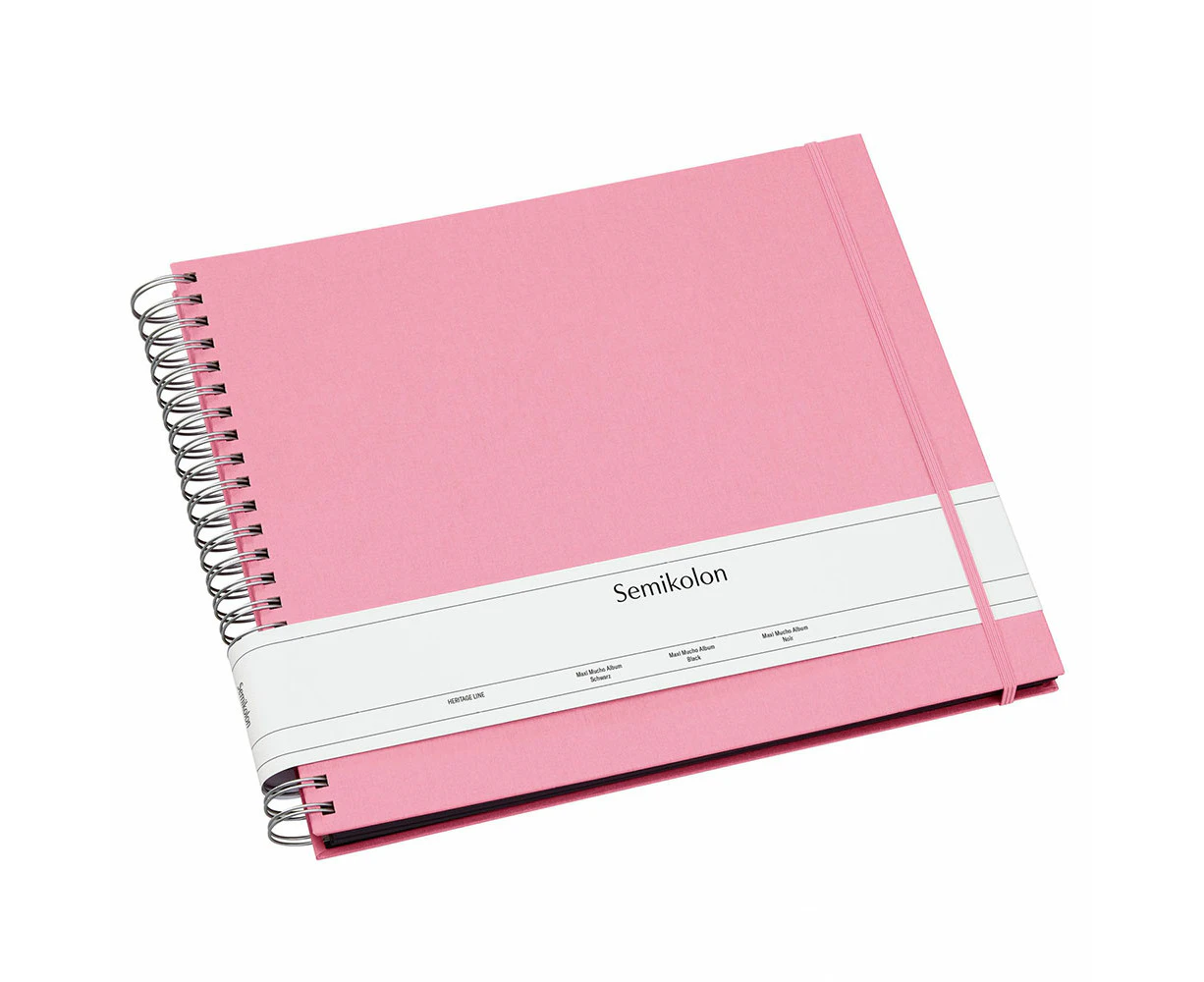 Spiral Mucho Photo Album Black Page (Flamingo) - Maxi