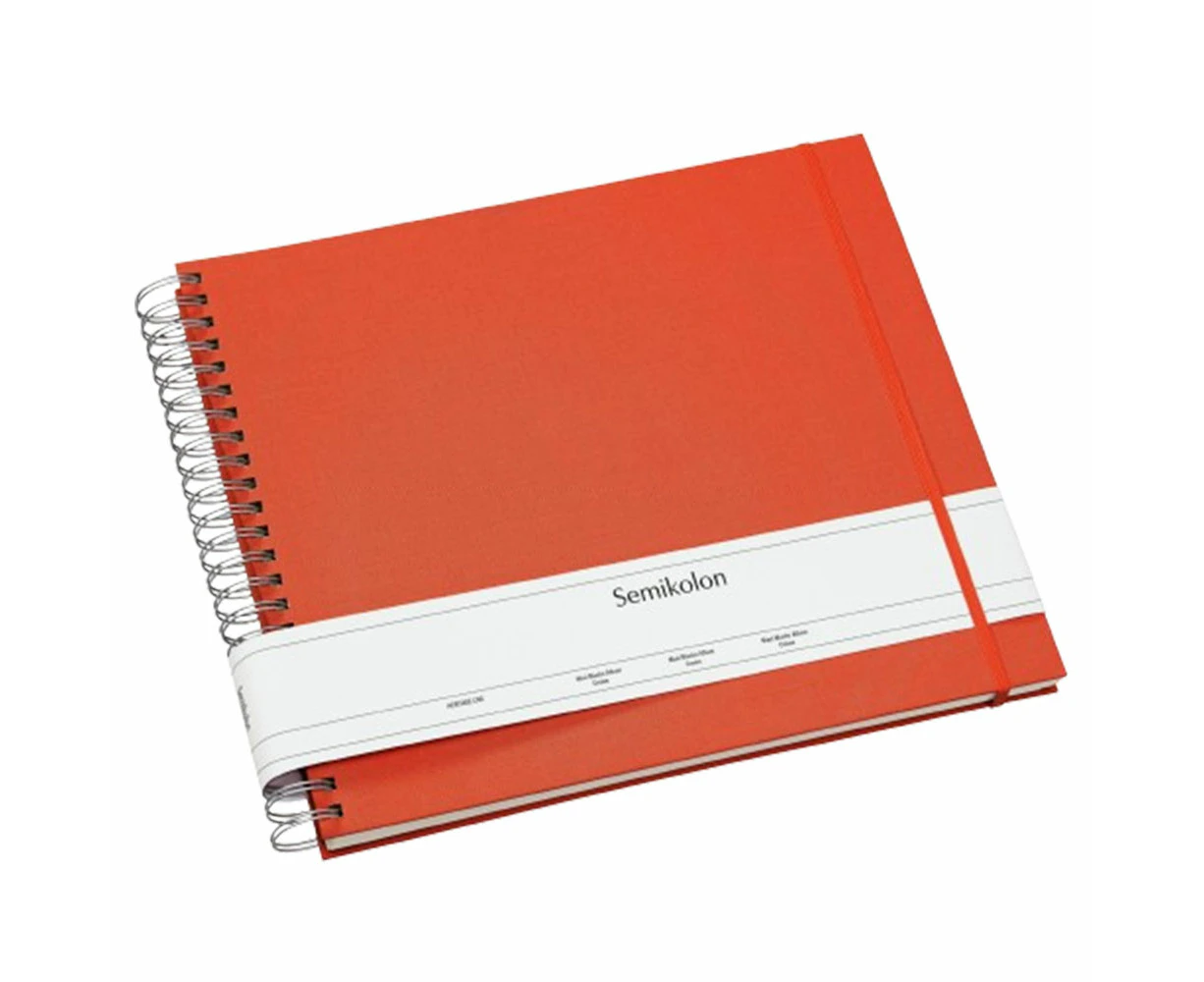 Spiral Mucho Photo Album with Cream Pages (Orange) - Maxi