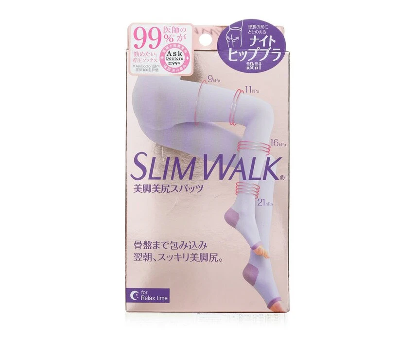 SlimWalk Beautiful Butt Spats Sleep Compression Spats  # Lavender (Size: ML) 1pair