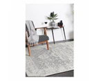 Geometric Fade Ivory And Grey Rug