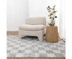 Cheapest Rugs Online Dorado Checkered In Grey Rug