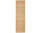 Indi Hive Natural Jute Modern Hand Loomed Hallway Runner Rug