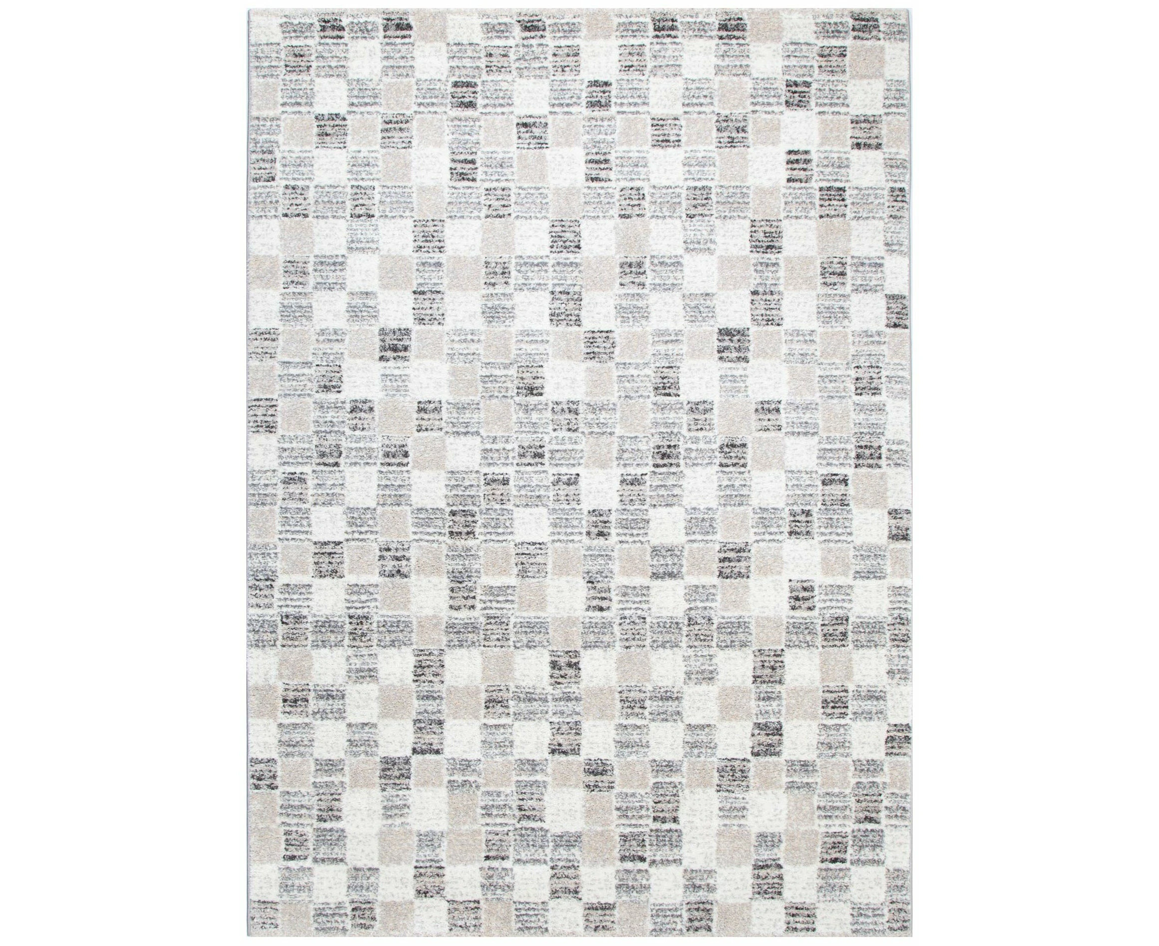 Cheapest Rugs Online Dorado  Checkered In Grey Rug