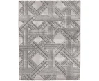 Verve Grey Geometric Rug 160x230cm