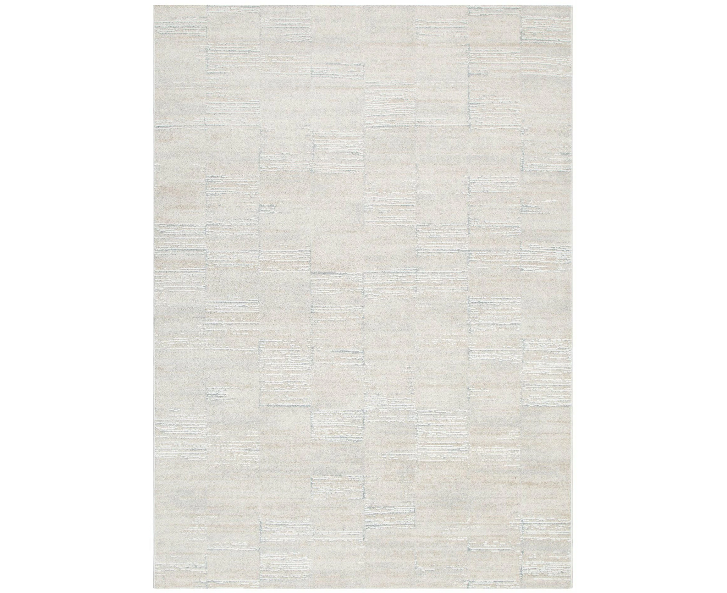 Trend Distressed Beige and Grey Rug - T300