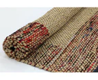 Mahal Multi Colour Boarder Jute Rug