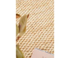 Indi Hive Natural Jute Modern Hand Loomed Hallway Runner Rug